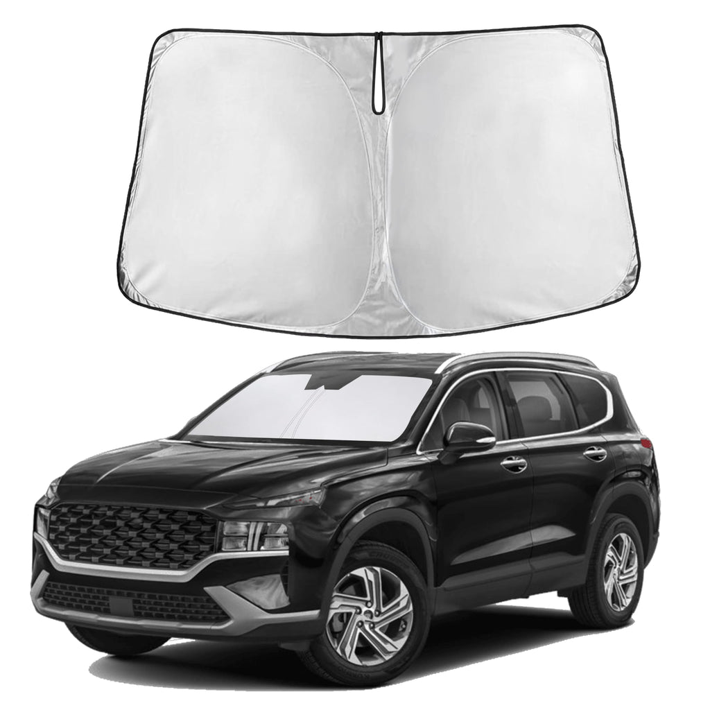 Autovir Windshield Sun Shade, Front car Window Shades Sun Visors