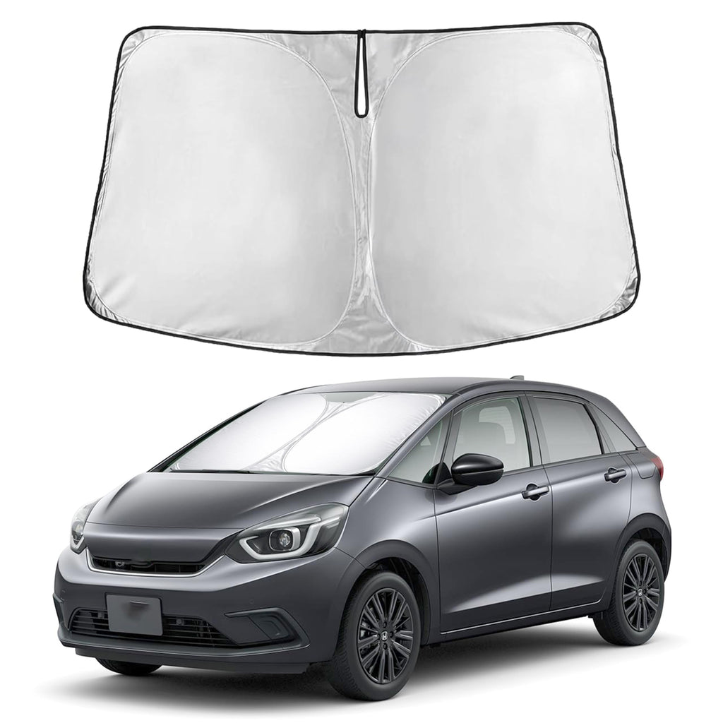 EcoNour RV Windshield Sunshade | Reflective RV Windshield Cover for UV Rays & Heat Protection, Keeps Your RV Motorhome Cool | Shades for RV Fits RVs, Trucks, Motorhomes, Buses | XXXXX-Large 102"x51"
