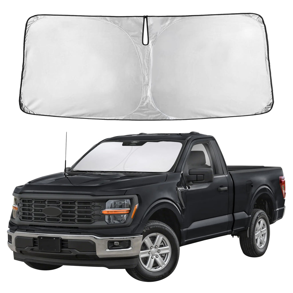 Autovir Windshield Sun Shade, Front car Window Shades Sun Visors