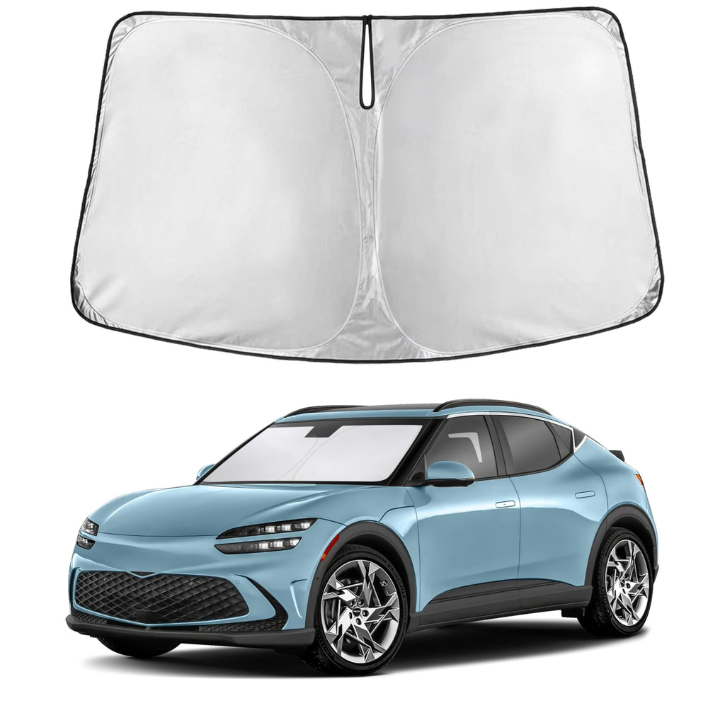 EcoNour RV Windshield Sunshade | Reflective RV Windshield Cover for UV Rays & Heat Protection, Keeps Your RV Motorhome Cool | Shades for RV Fits RVs, Trucks, Motorhomes, Buses | XXXXX-Large 102"x51"
