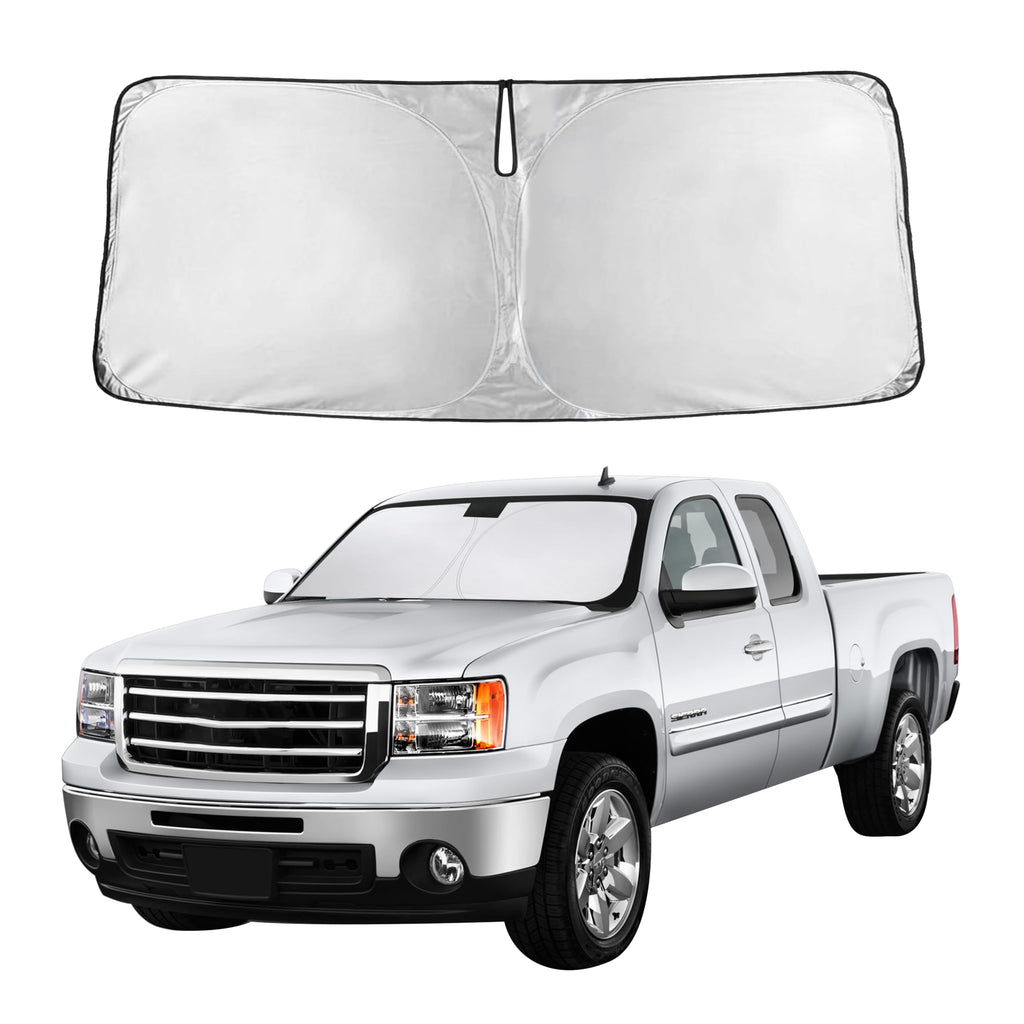 Autovir Windshield Sun Shade, Front car Window Shades Sun Visors
