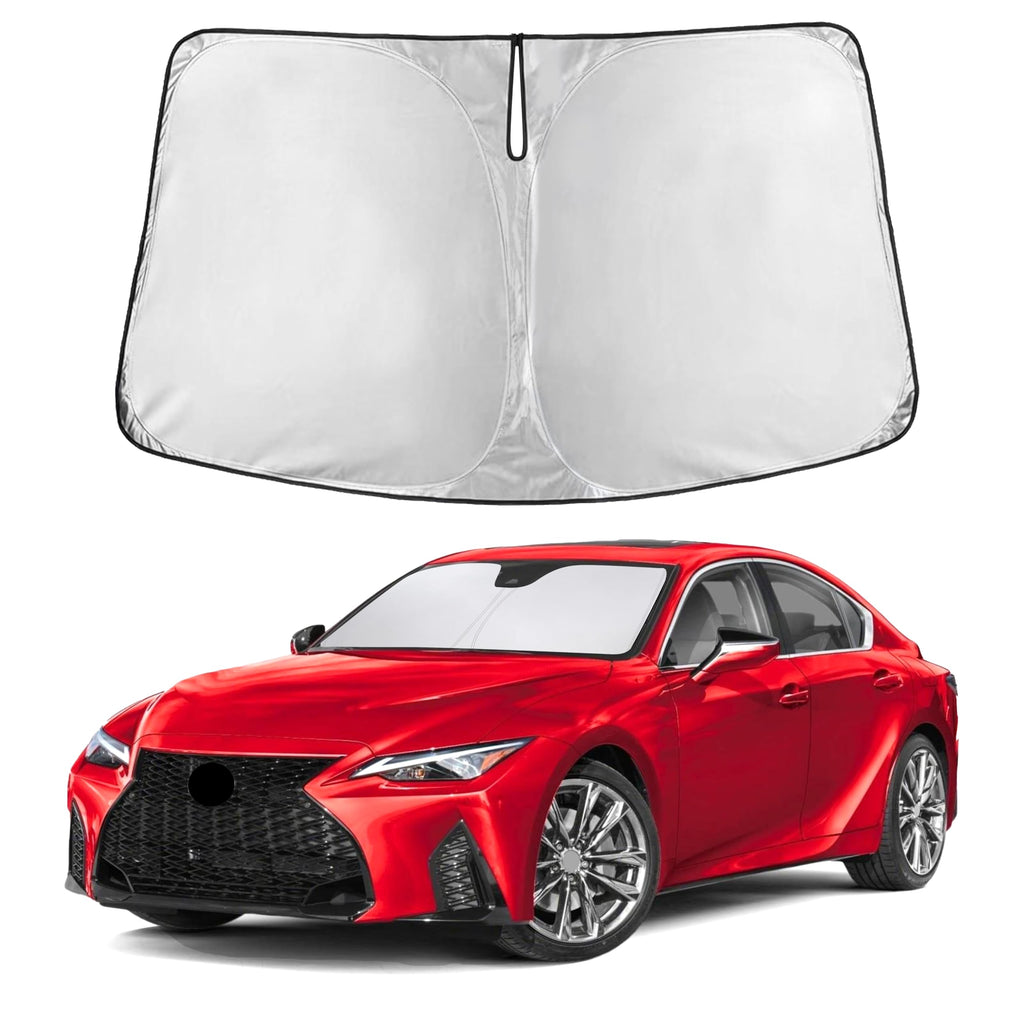 Autovir Windshield Sun Shade, Front car Window Shades Sun Visors