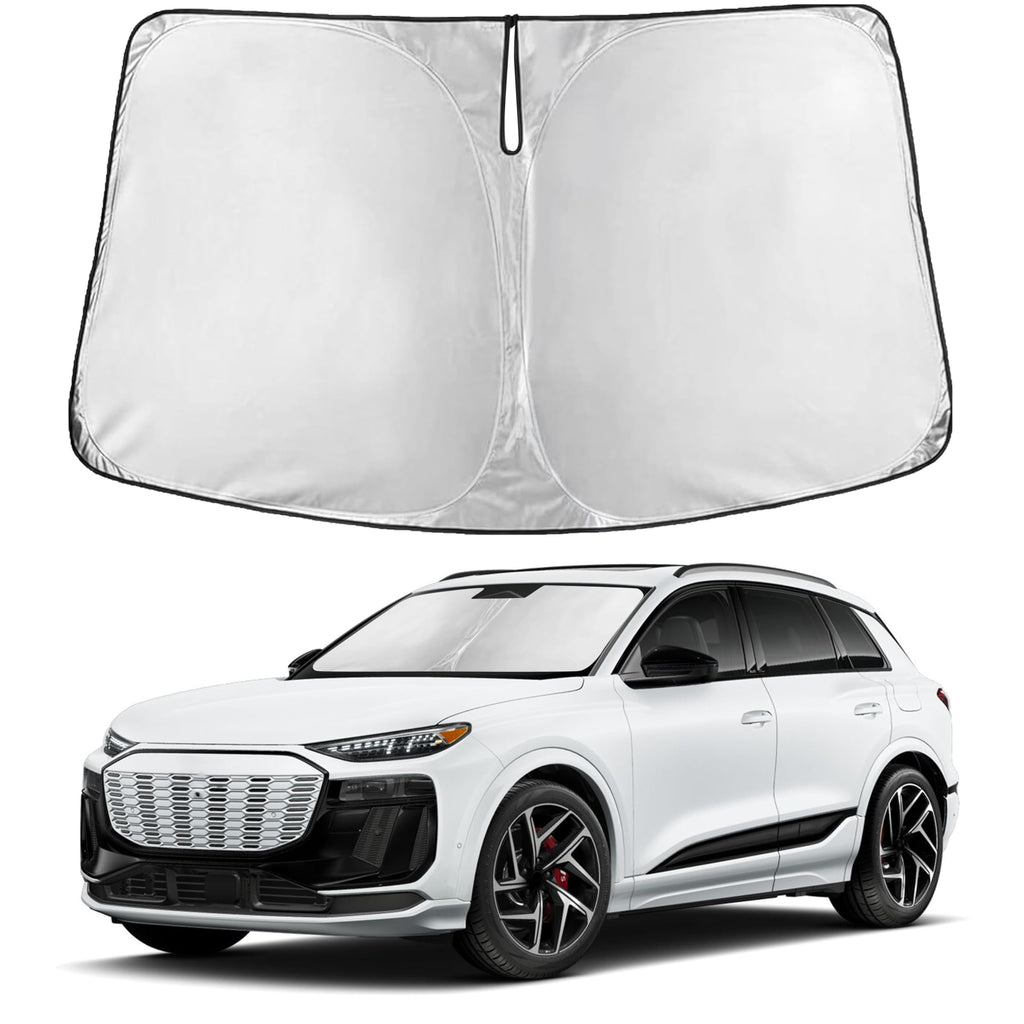 EcoNour RV Windshield Sunshade | Reflective RV Windshield Cover for UV Rays & Heat Protection, Keeps Your RV Motorhome Cool | Shades for RV Fits RVs, Trucks, Motorhomes, Buses | XXXXX-Large 102"x51"