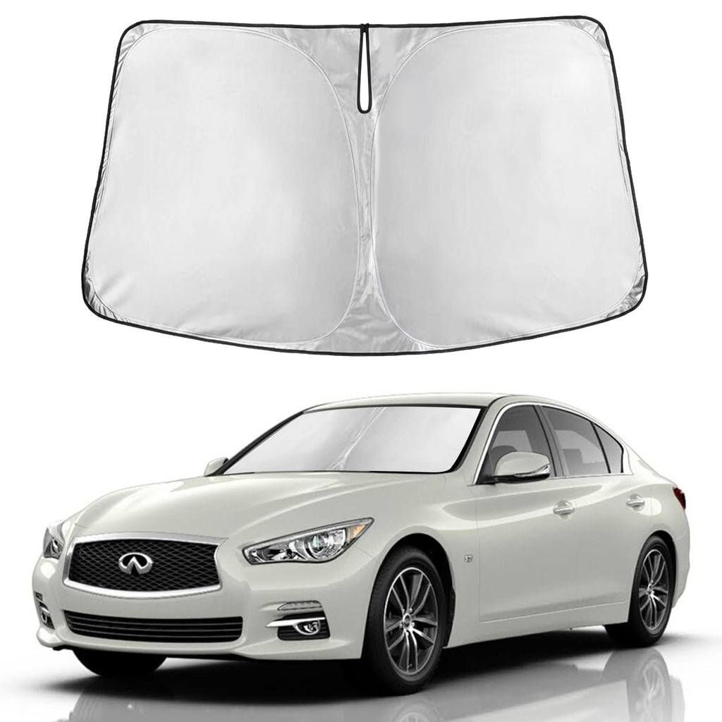 Autovir Windshield Sun Shade, Front car Window Shades Sun Visors