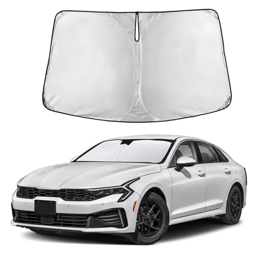 Autovir Windshield Sun Shade, Front car Window Shades Sun Visors