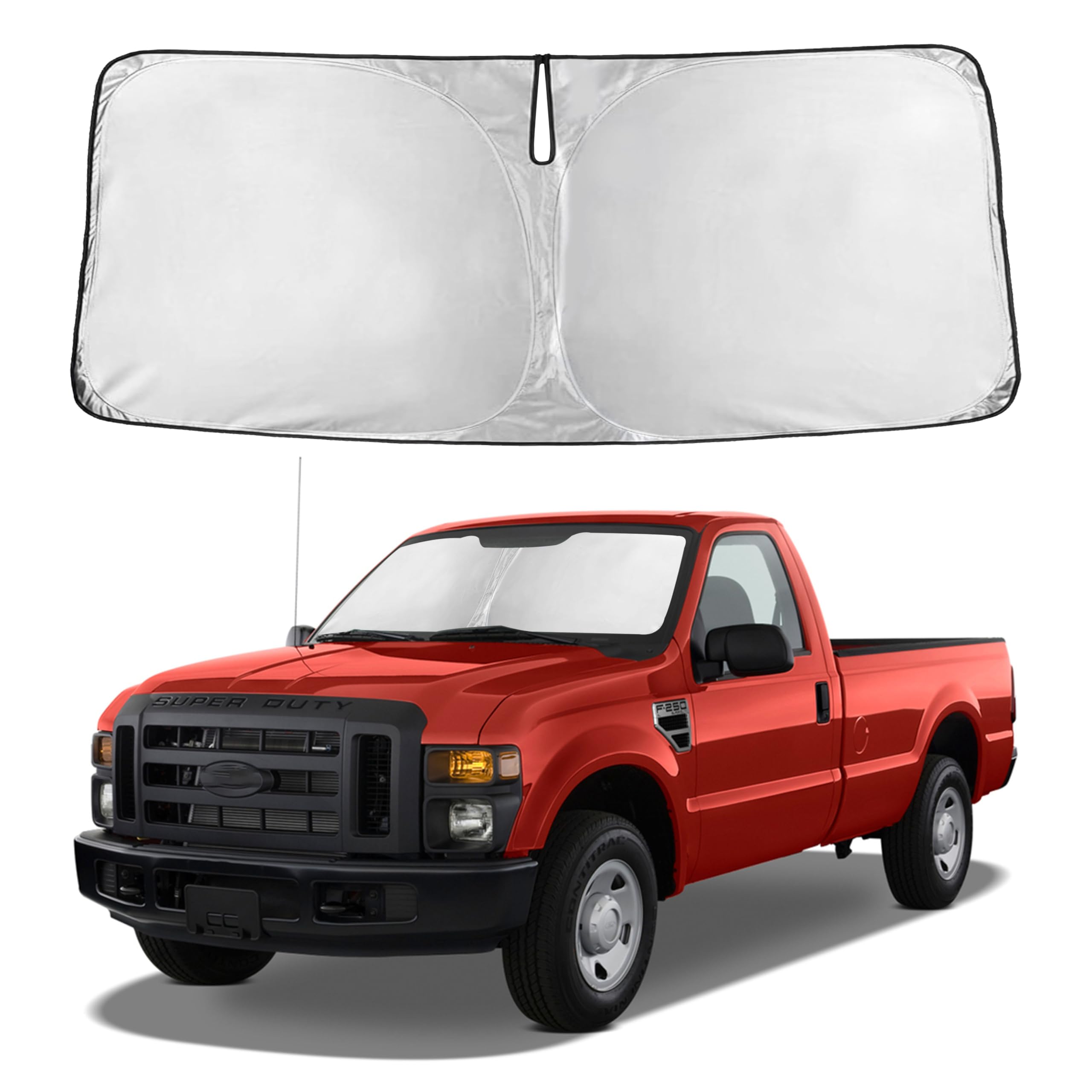 Autovir Windshield Sun Shade, Front car Window Shades Sun Visors