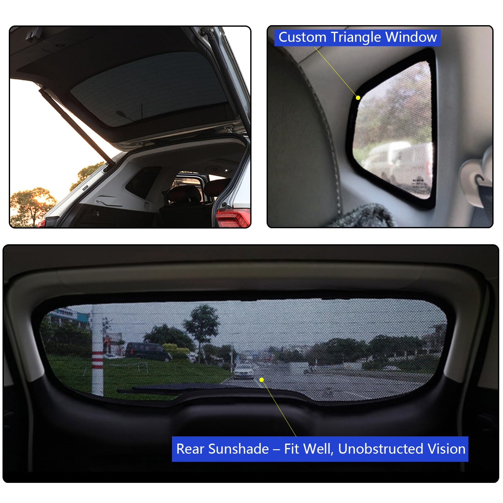 Automotive Window Sunshades for Subaru Outback 2010-2014,UV Protection Magnetic Side Window Sun Shade for Camping,Napping,and Relaxing