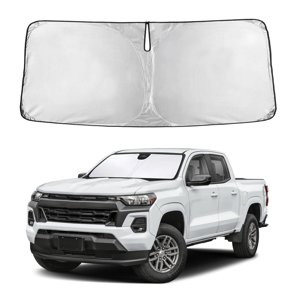 Autovir Windshield Sun Shade, Front car Window Shades Sun Visors