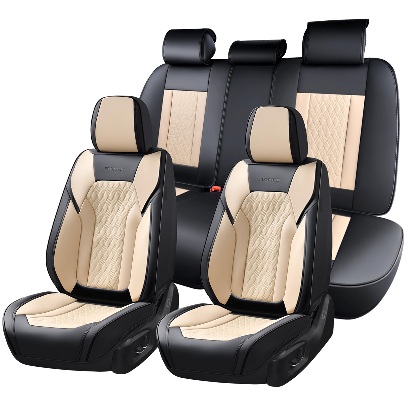 FLORICH Seat Covers, Leather Seat Covers, Luxury Car Seat Covers
