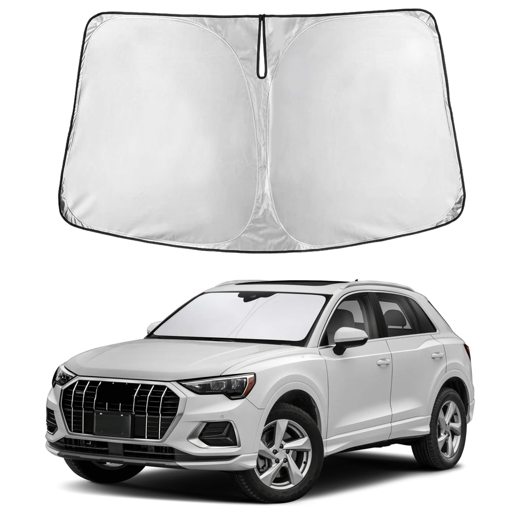 Autovir Windshield Sun Shade, Front car Window Shades Sun Visors