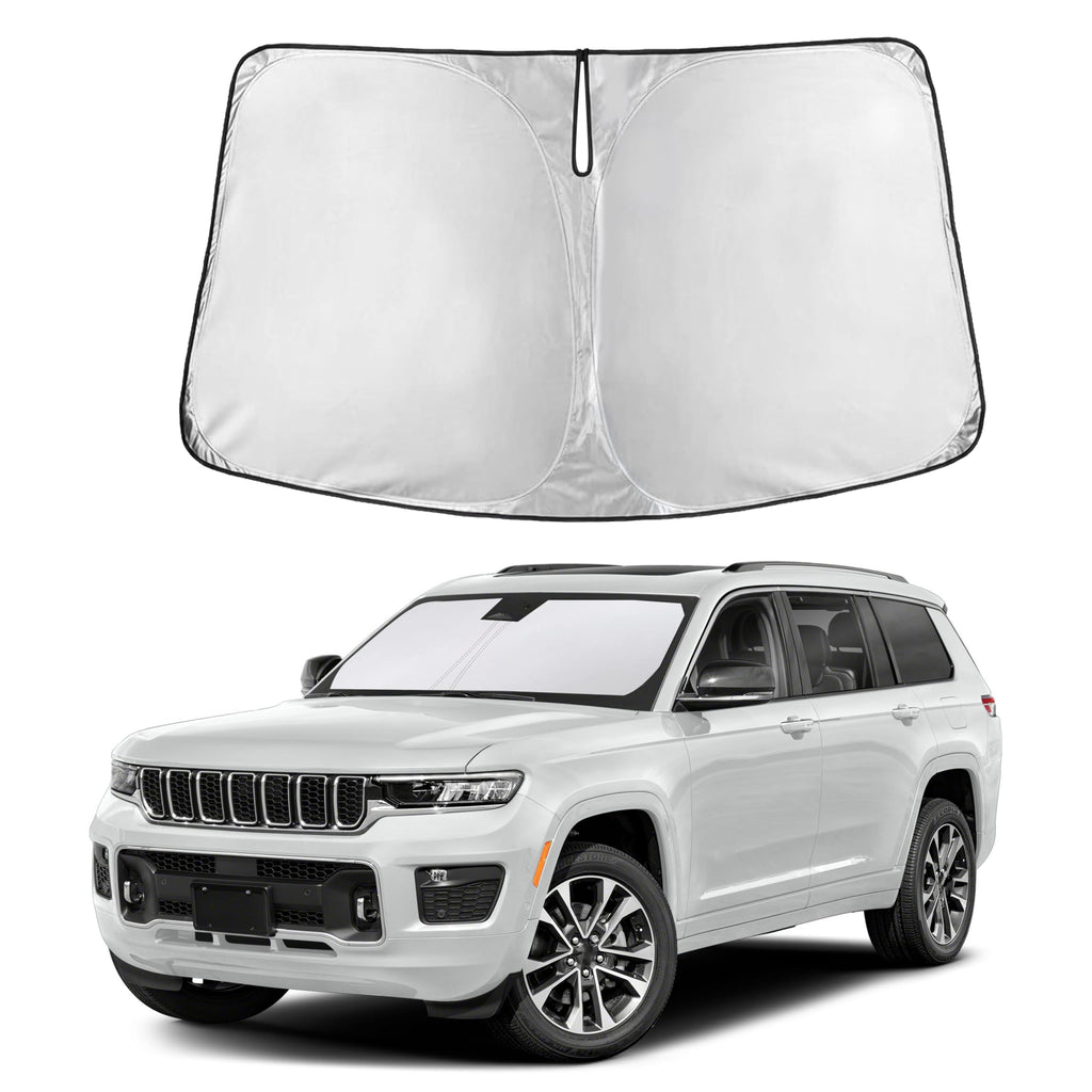 Autovir Windshield Sun Shade, Front car Window Shades Sun Visors