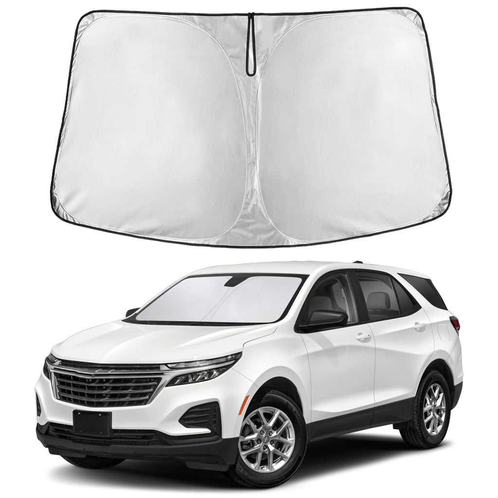EcoNour RV Windshield Sunshade | Reflective RV Windshield Cover for UV Rays & Heat Protection, Keeps Your RV Motorhome Cool | Shades for RV Fits RVs, Trucks, Motorhomes, Buses | XXXXX-Large 102"x51"