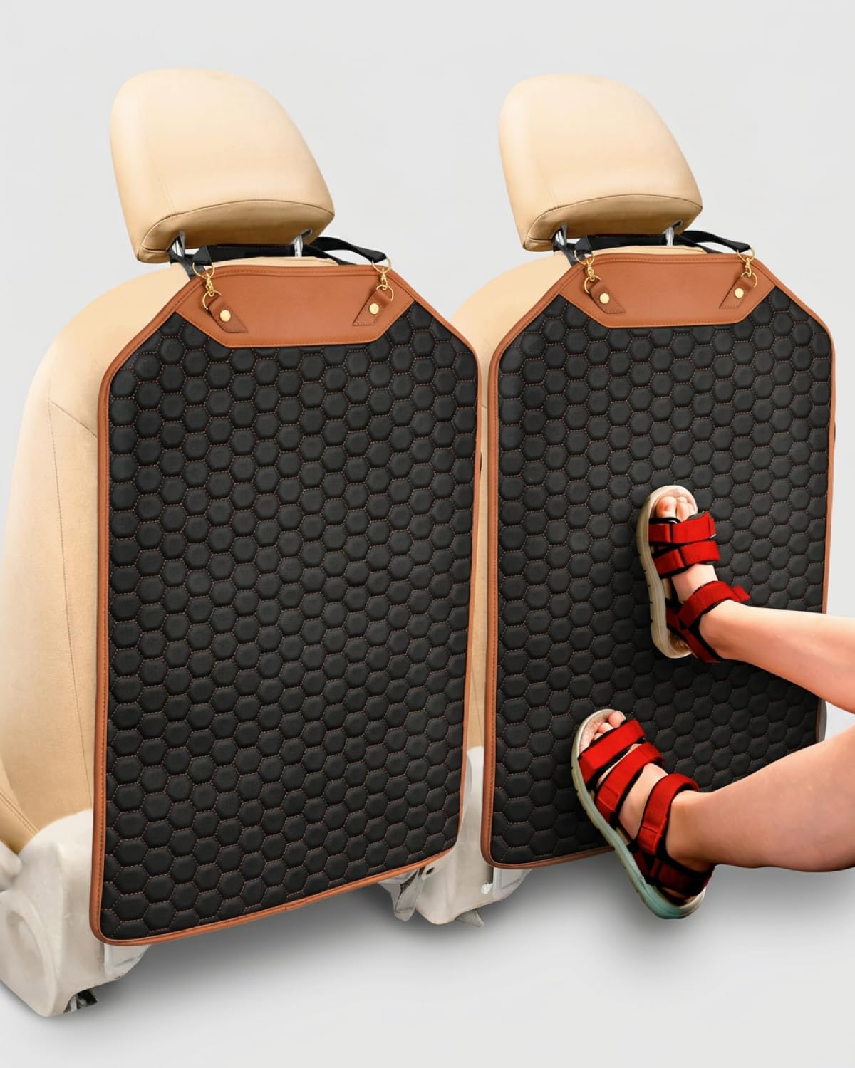 Owleys Waterproof Kick Mat & Back Seat Protector