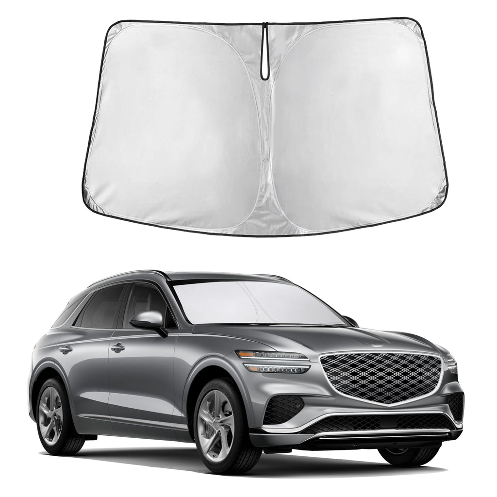 Autovir Windshield Sun Shade, Front car Window Shades Sun Visors