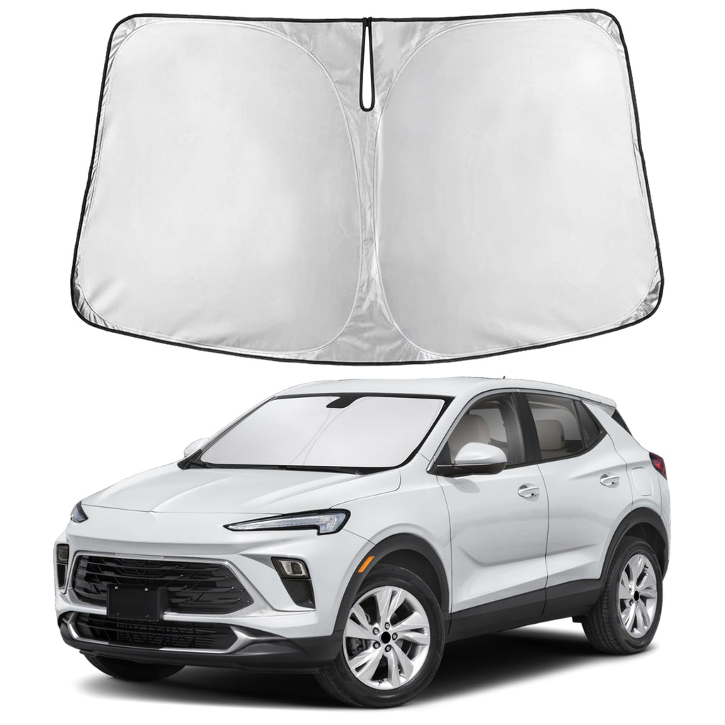 EcoNour RV Windshield Sunshade | Reflective RV Windshield Cover for UV Rays & Heat Protection, Keeps Your RV Motorhome Cool | Shades for RV Fits RVs, Trucks, Motorhomes, Buses | XXXXX-Large 102"x51"