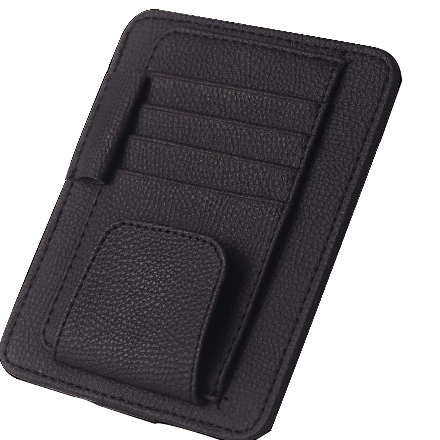 Leather Car Sun Visor Organizer & Document Holder