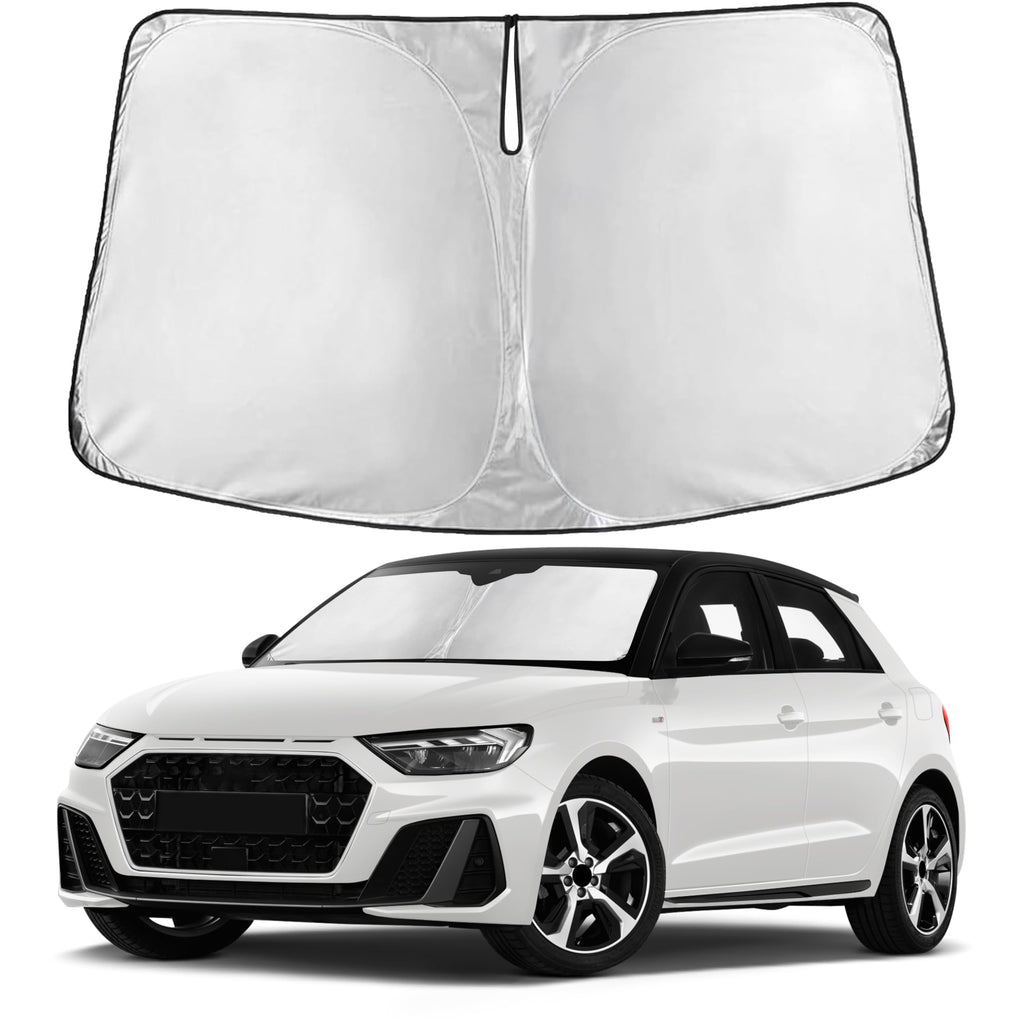EcoNour RV Windshield Sunshade | Reflective RV Windshield Cover for UV Rays & Heat Protection, Keeps Your RV Motorhome Cool | Shades for RV Fits RVs, Trucks, Motorhomes, Buses | XXXXX-Large 102"x51"