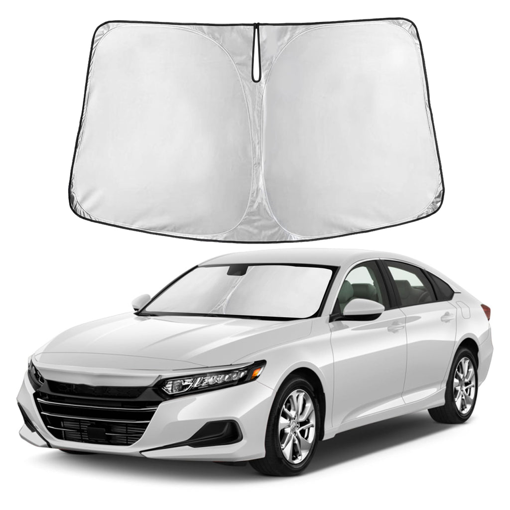 Autovir Windshield Sun Shade, Front car Window Shades Sun Visors