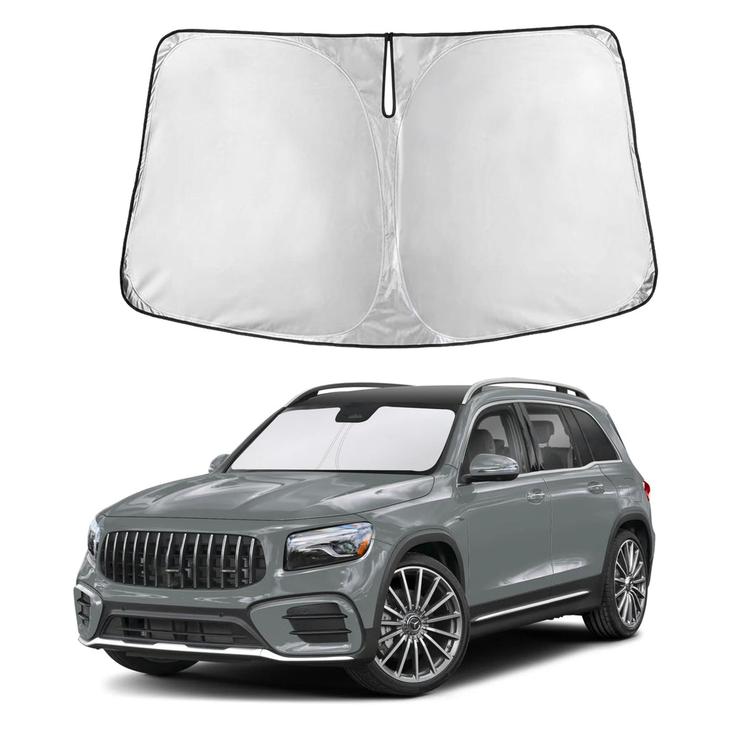 Autovir Windshield Sun Shade, Front car Window Shades Sun Visors