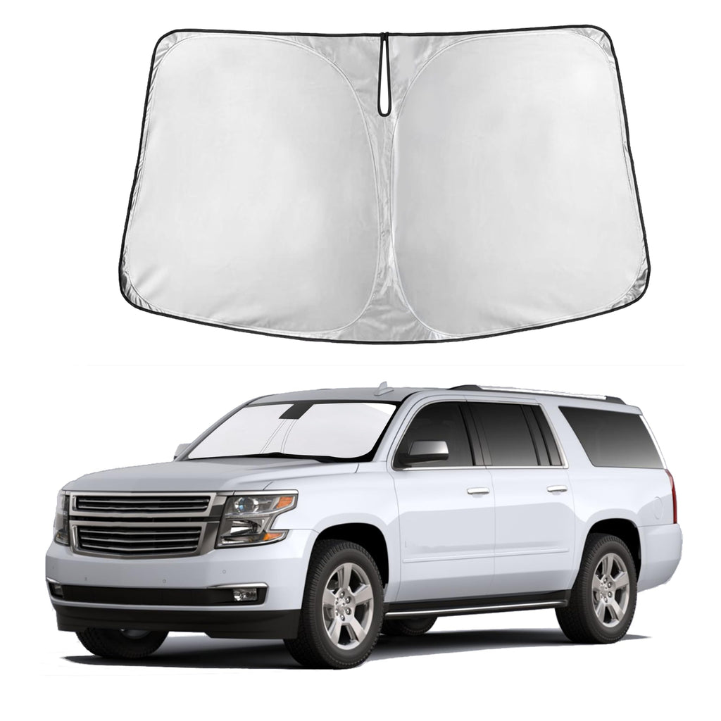 Autovir Windshield Sun Shade, Front car Window Shades Sun Visors
