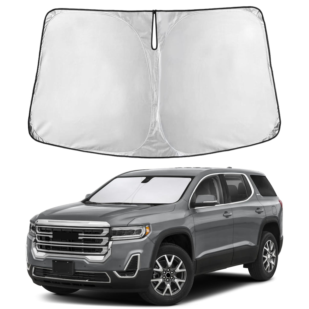 EcoNour RV Windshield Sunshade | Reflective RV Windshield Cover for UV Rays & Heat Protection, Keeps Your RV Motorhome Cool | Shades for RV Fits RVs, Trucks, Motorhomes, Buses | XXXXX-Large 102"x51"