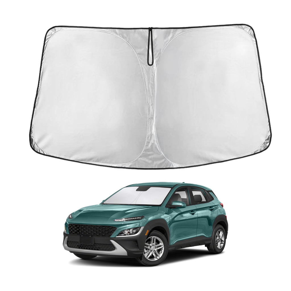 EcoNour RV Windshield Sunshade | Reflective RV Windshield Cover for UV Rays & Heat Protection, Keeps Your RV Motorhome Cool | Shades for RV Fits RVs, Trucks, Motorhomes, Buses | XXXXX-Large 102"x51"