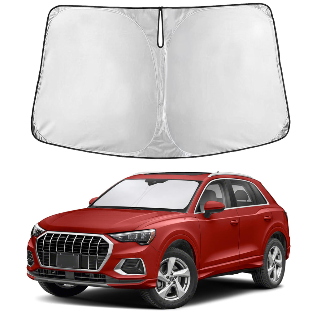 EcoNour RV Windshield Sunshade | Reflective RV Windshield Cover for UV Rays & Heat Protection, Keeps Your RV Motorhome Cool | Shades for RV Fits RVs, Trucks, Motorhomes, Buses | XXXXX-Large 102"x51"