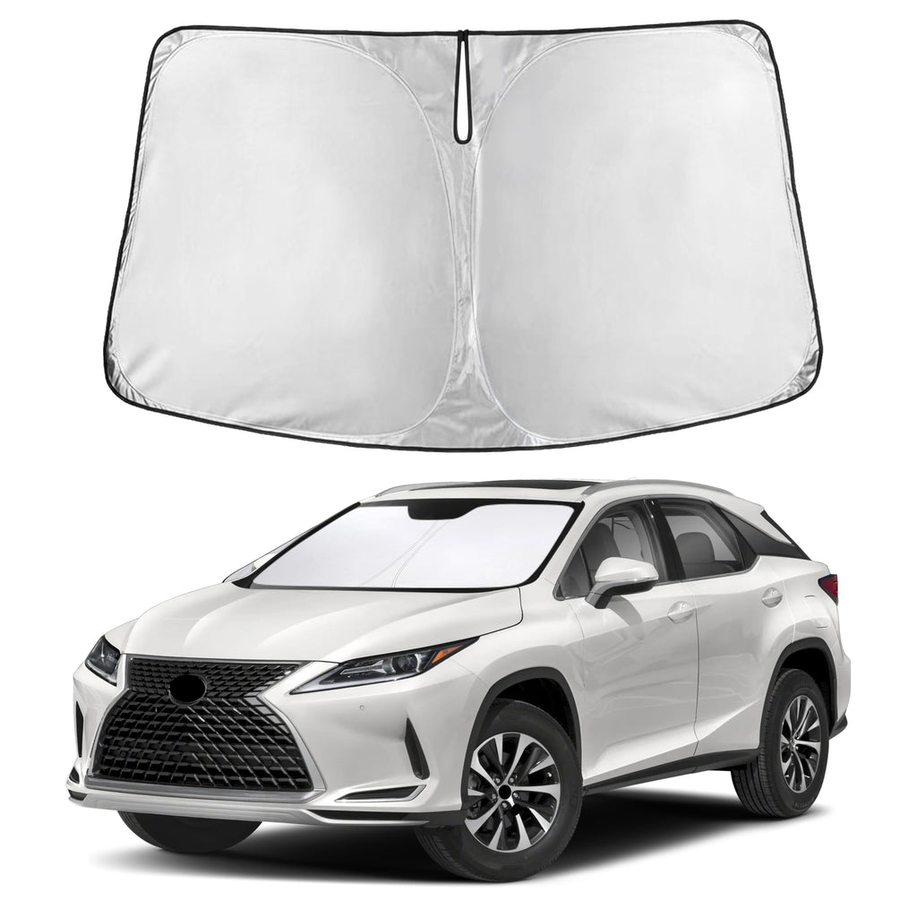 Autovir Windshield Sun Shade, Front car Window Shades Sun Visors