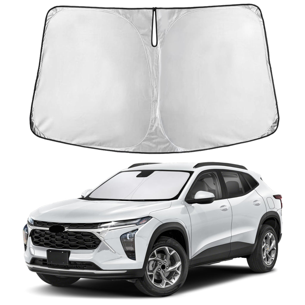 EcoNour RV Windshield Sunshade | Reflective RV Windshield Cover for UV Rays & Heat Protection, Keeps Your RV Motorhome Cool | Shades for RV Fits RVs, Trucks, Motorhomes, Buses | XXXXX-Large 102"x51"