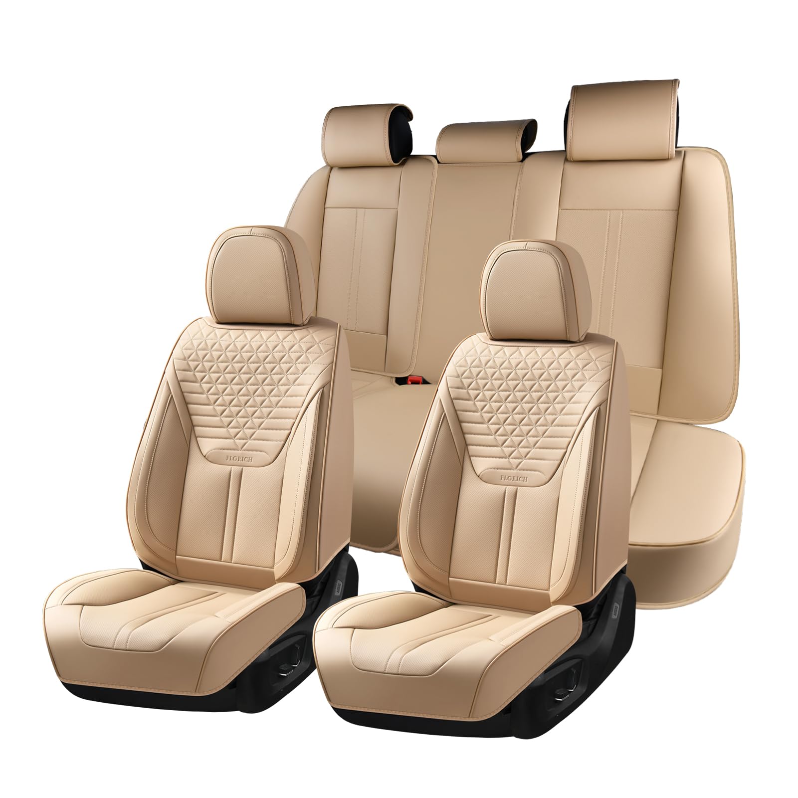 FLORICH Seat Covers, Leather Seat Covers, Luxury Car Seat Covers