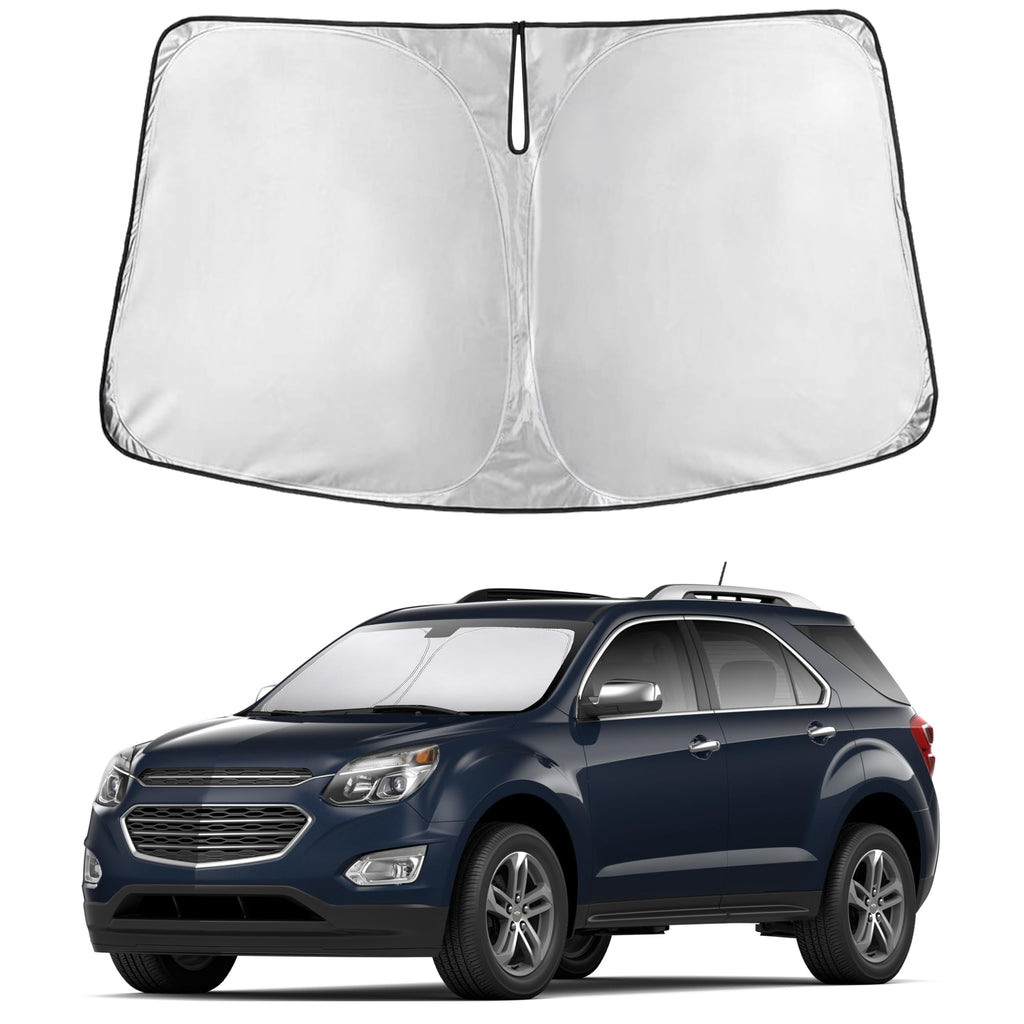 EcoNour RV Windshield Sunshade | Reflective RV Windshield Cover for UV Rays & Heat Protection, Keeps Your RV Motorhome Cool | Shades for RV Fits RVs, Trucks, Motorhomes, Buses | XXXXX-Large 102"x51"