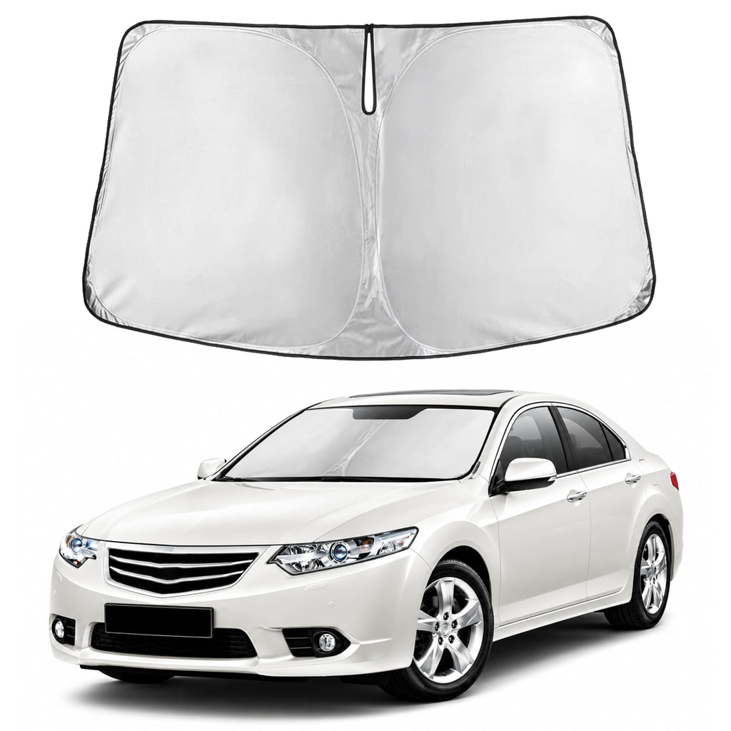 Autovir Windshield Sun Shade, Front car Window Shades Sun Visors