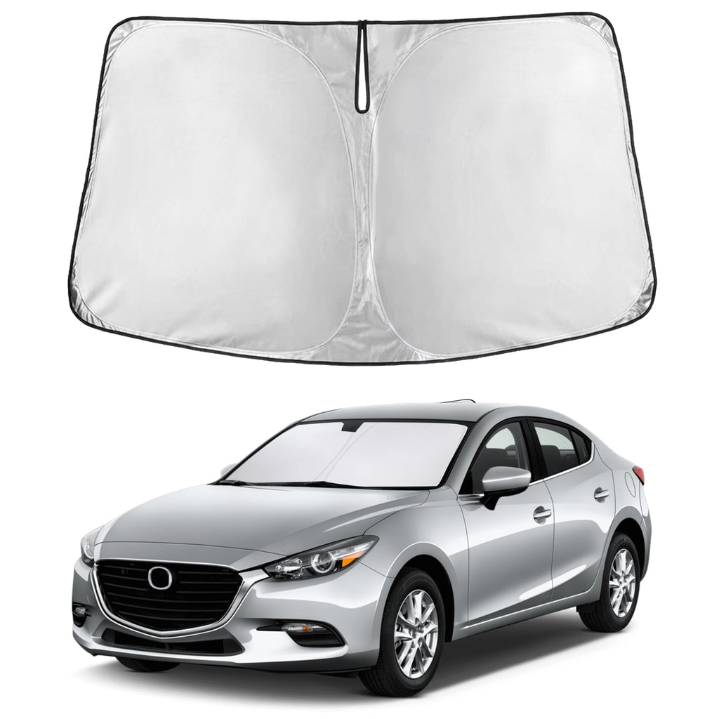 Autovir Windshield Sun Shade, Front car Window Shades Sun Visors