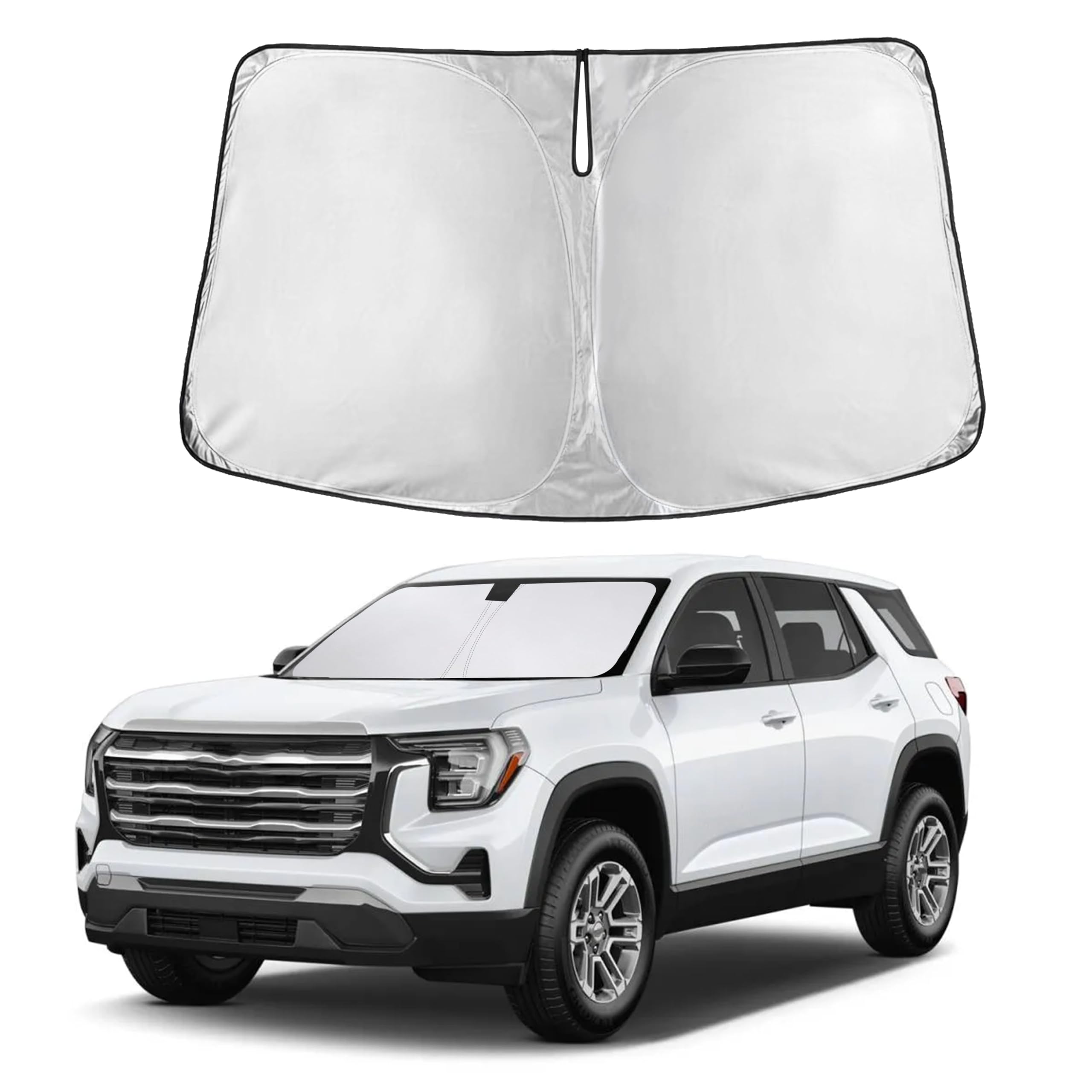 Autovir Windshield Sun Shade, Front car Window Shades Sun Visors