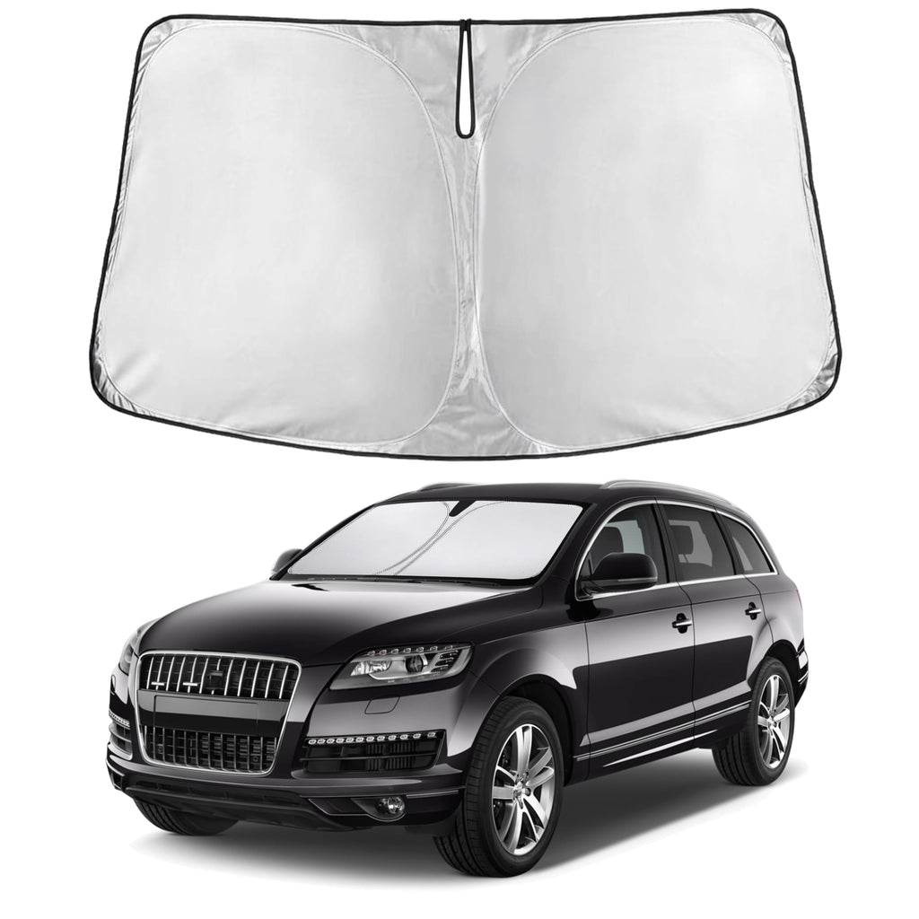 EcoNour RV Windshield Sunshade | Reflective RV Windshield Cover for UV Rays & Heat Protection, Keeps Your RV Motorhome Cool | Shades for RV Fits RVs, Trucks, Motorhomes, Buses | XXXXX-Large 102"x51"