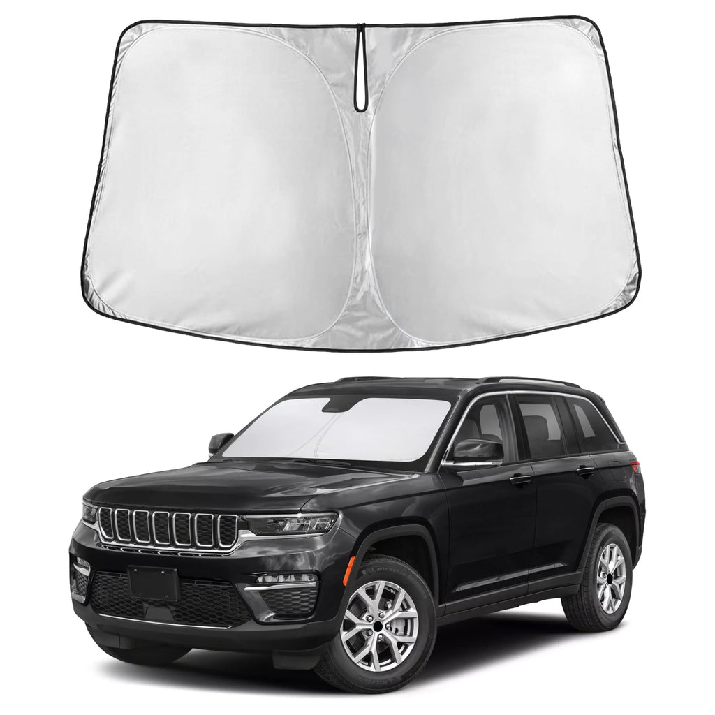 Autovir Windshield Sun Shade, Front car Window Shades Sun Visors