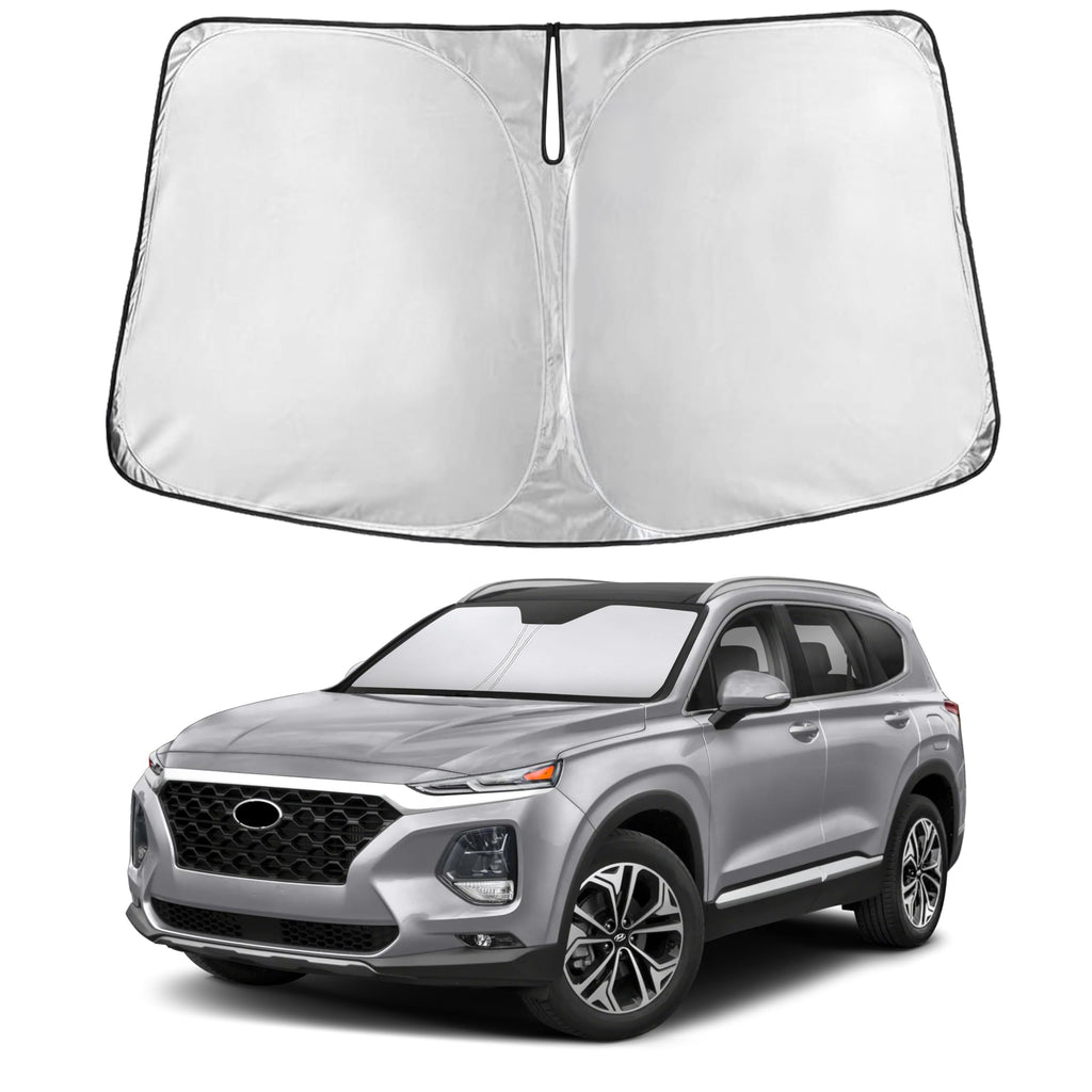 EcoNour RV Windshield Sunshade | Reflective RV Windshield Cover for UV Rays & Heat Protection, Keeps Your RV Motorhome Cool | Shades for RV Fits RVs, Trucks, Motorhomes, Buses | XXXXX-Large 102"x51"