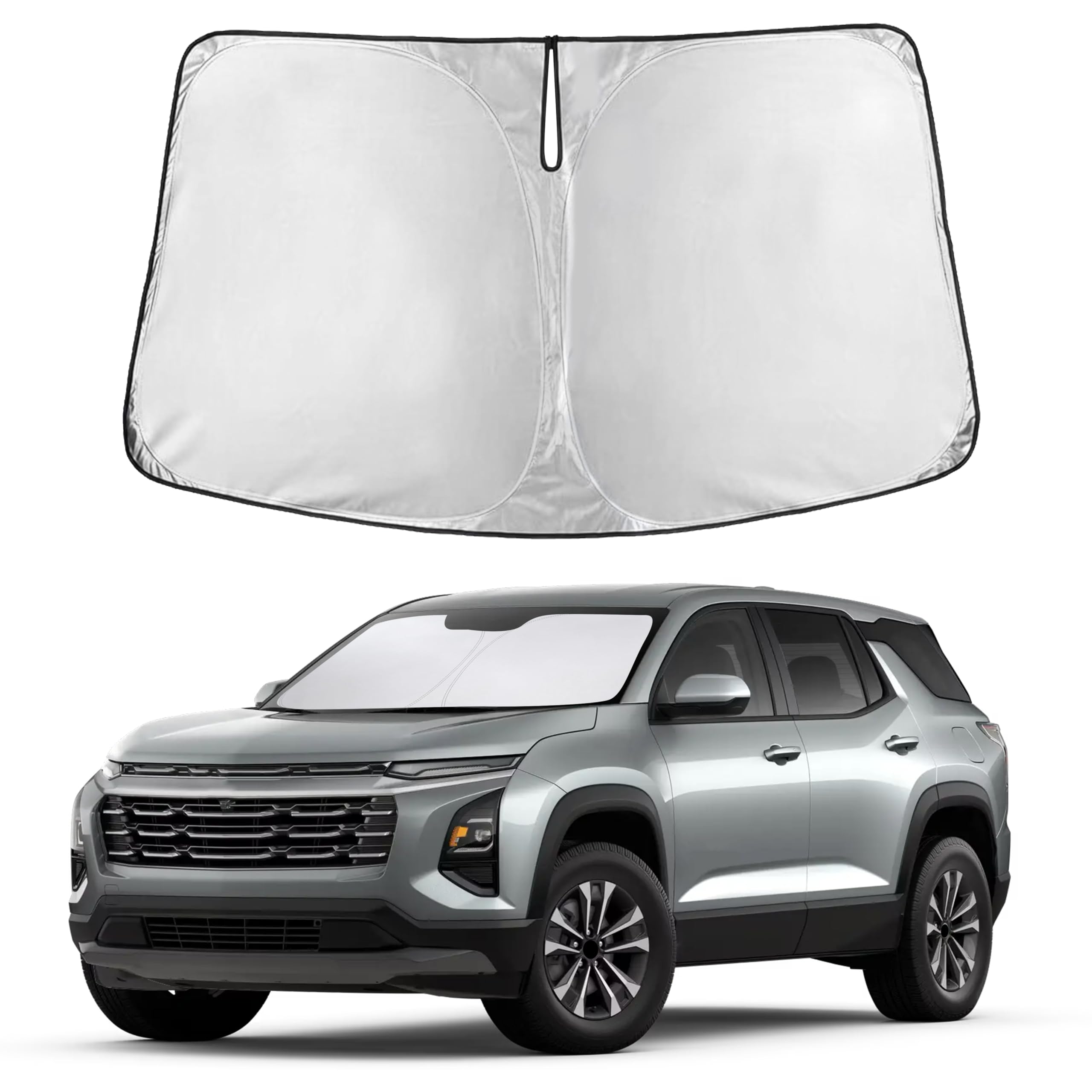 Autovir Windshield Sun Shade, Front car Window Shades Sun Visors