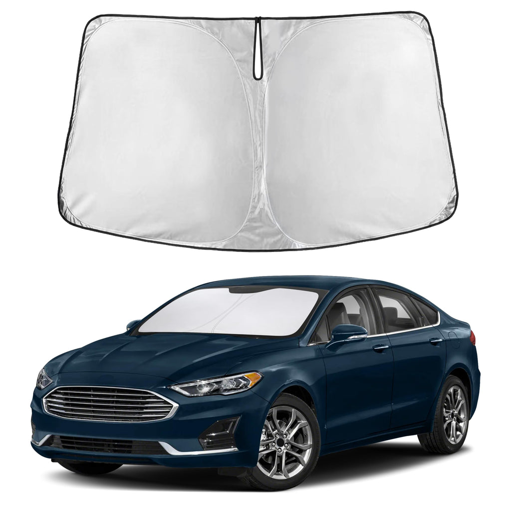 Autovir Windshield Sun Shade, Front car Window Shades Sun Visors