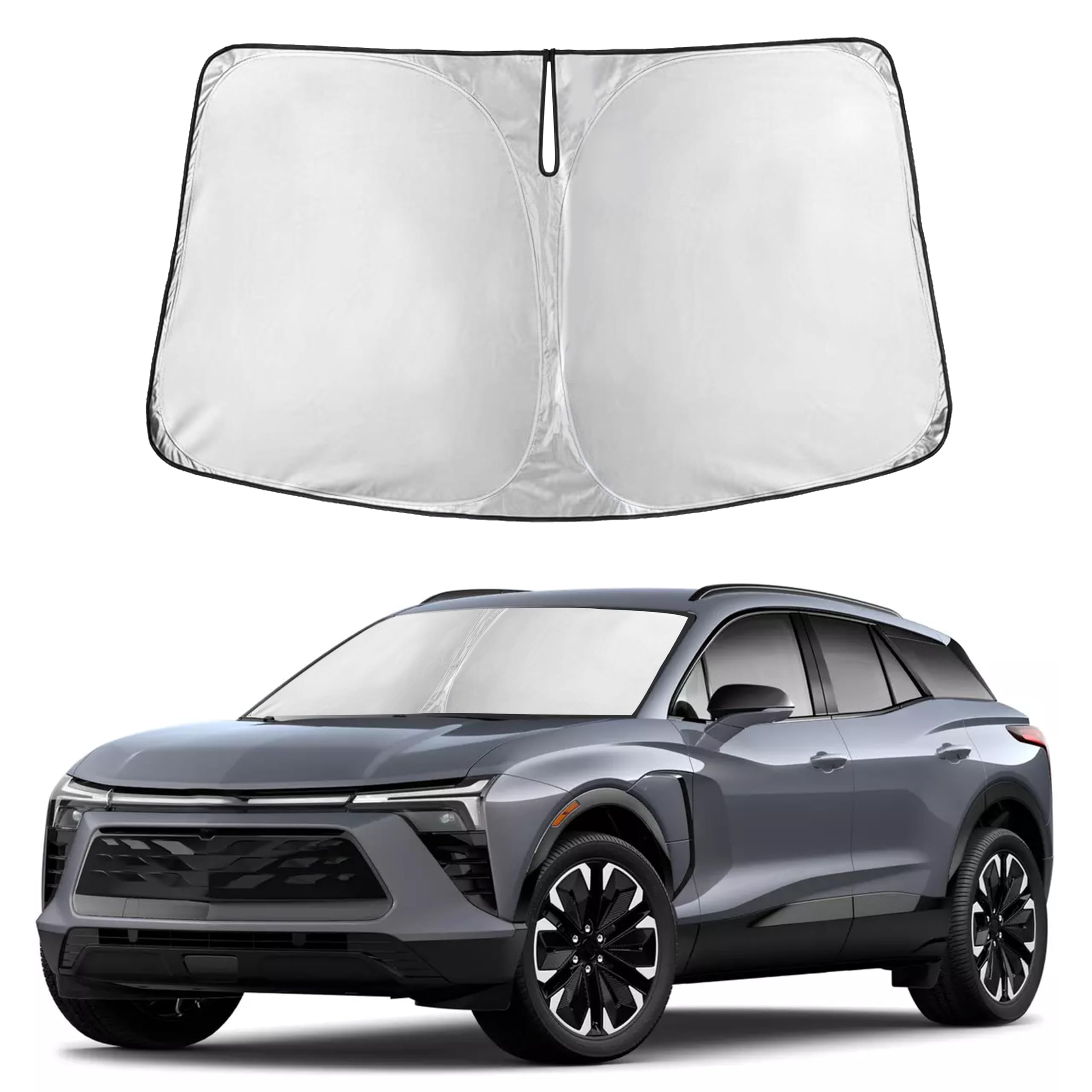 Autovir Windshield Sun Shade, Front car Window Shades Sun Visors