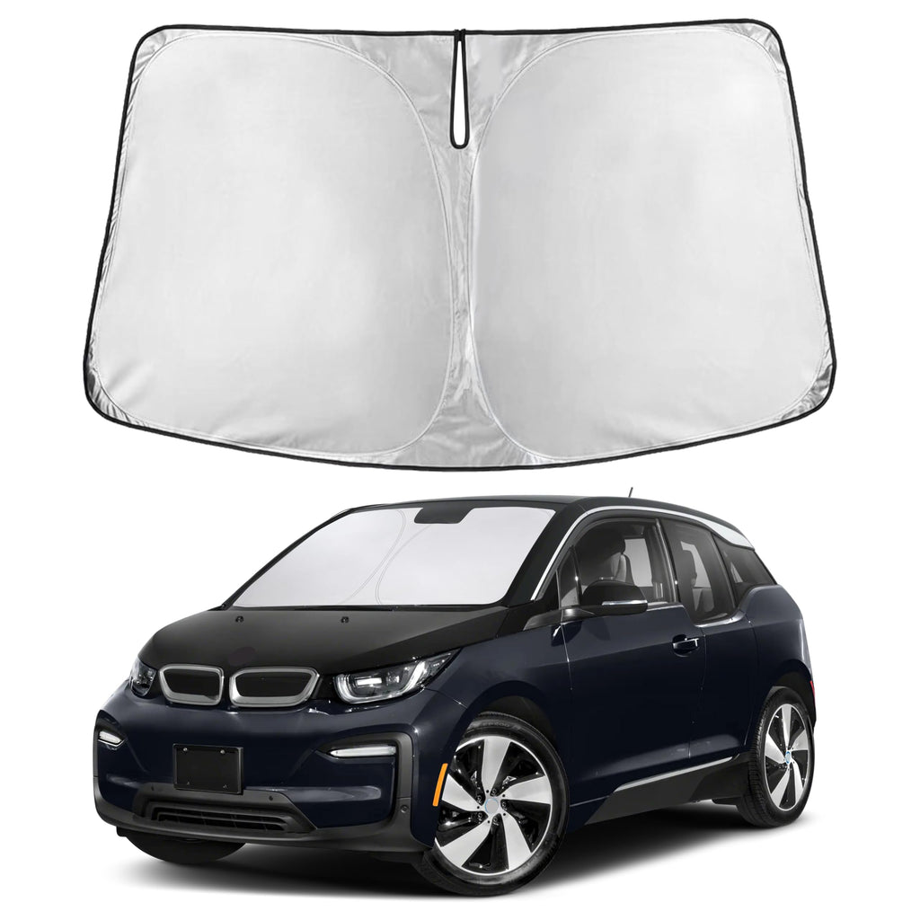 EcoNour RV Windshield Sunshade | Reflective RV Windshield Cover for UV Rays & Heat Protection, Keeps Your RV Motorhome Cool | Shades for RV Fits RVs, Trucks, Motorhomes, Buses | XXXXX-Large 102"x51"
