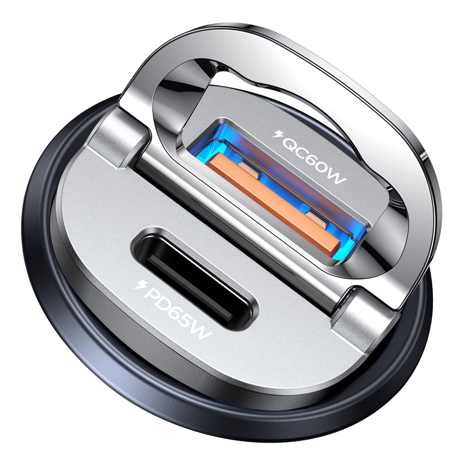 MRGLAS 125W Dual-Port USB-C Super Fast Car Charger