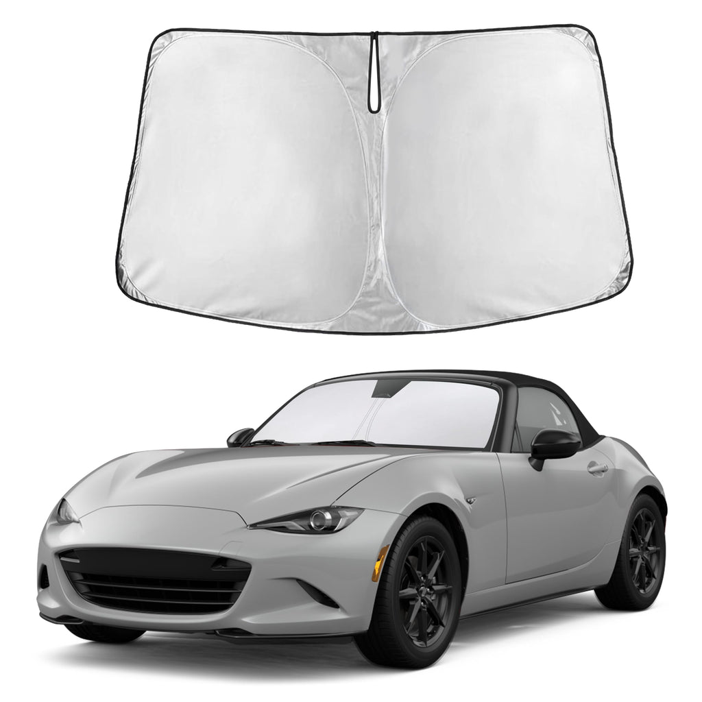 Autovir Windshield Sun Shade, Front car Window Shades Sun Visors