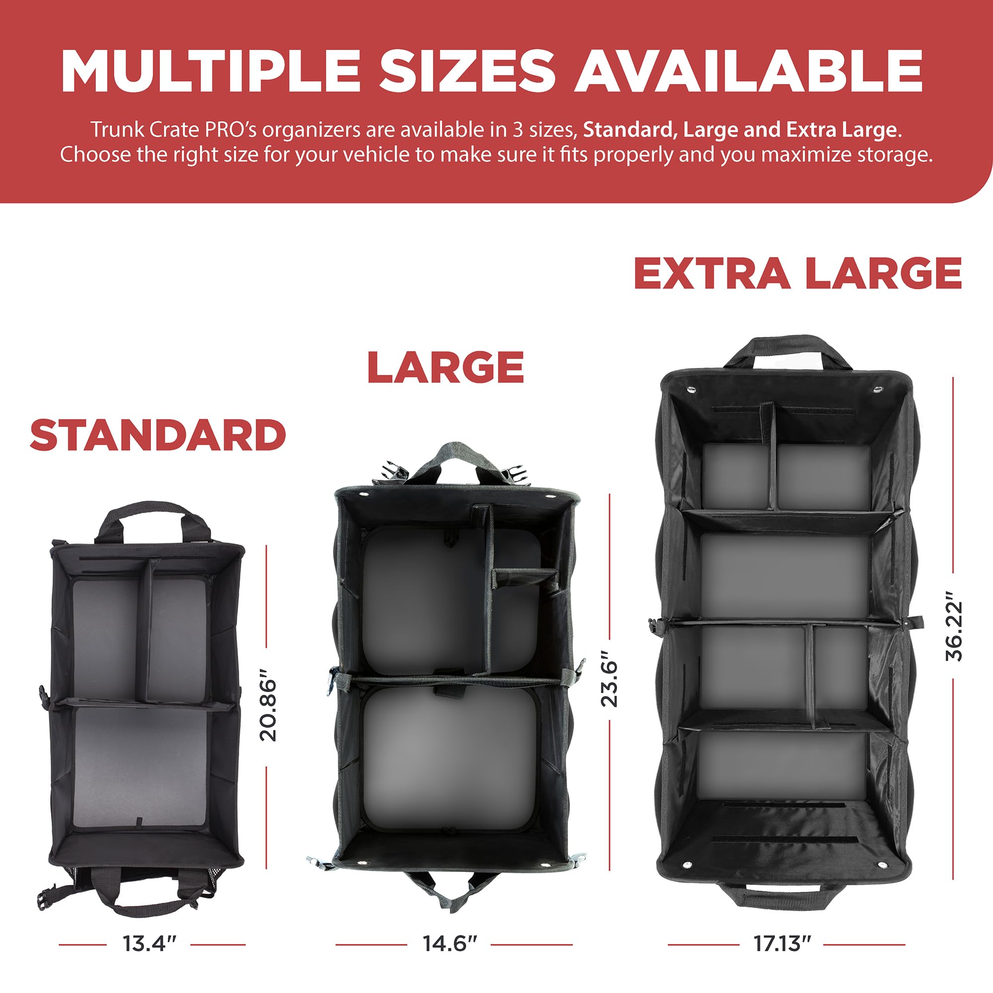 TrunkCratePro Collapsible SUV & Trunk Storage Organizer