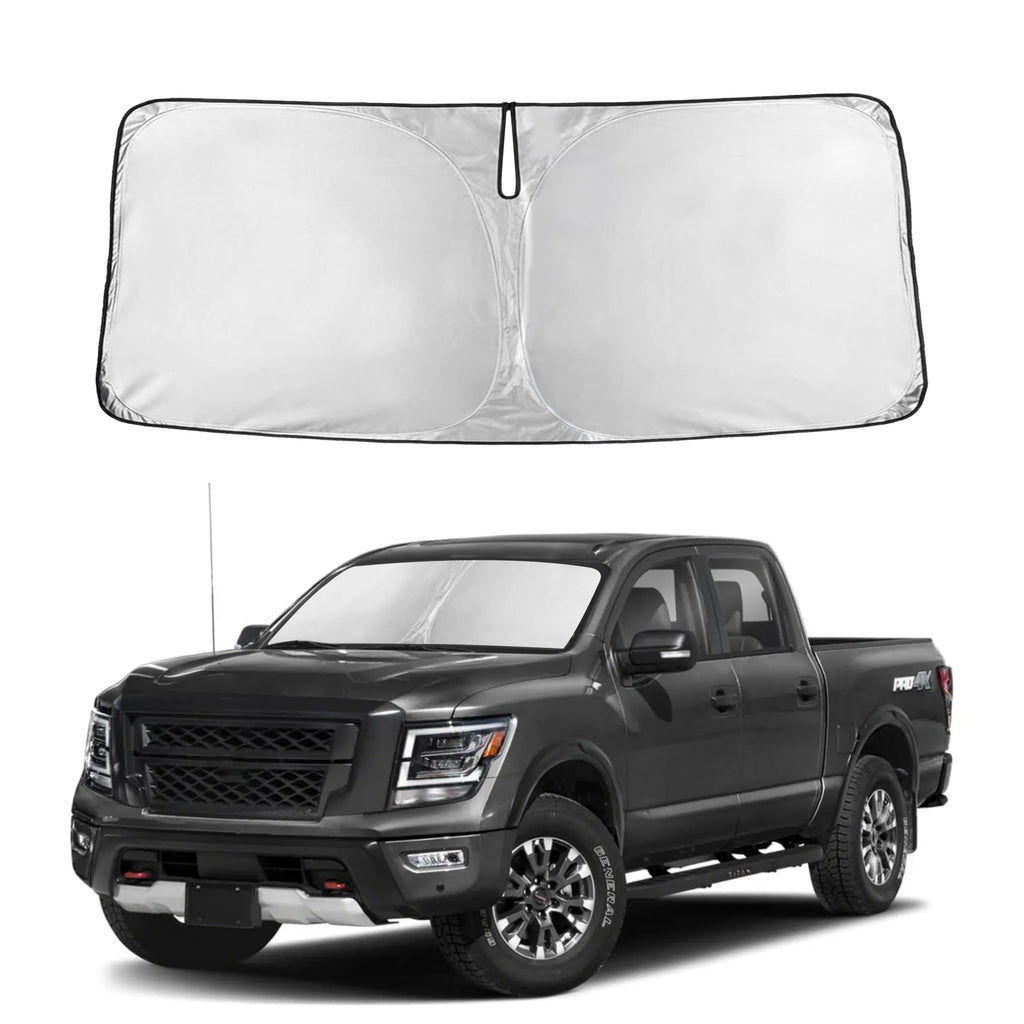 Autovir Windshield Sun Shade, Front car Window Shades Sun Visors