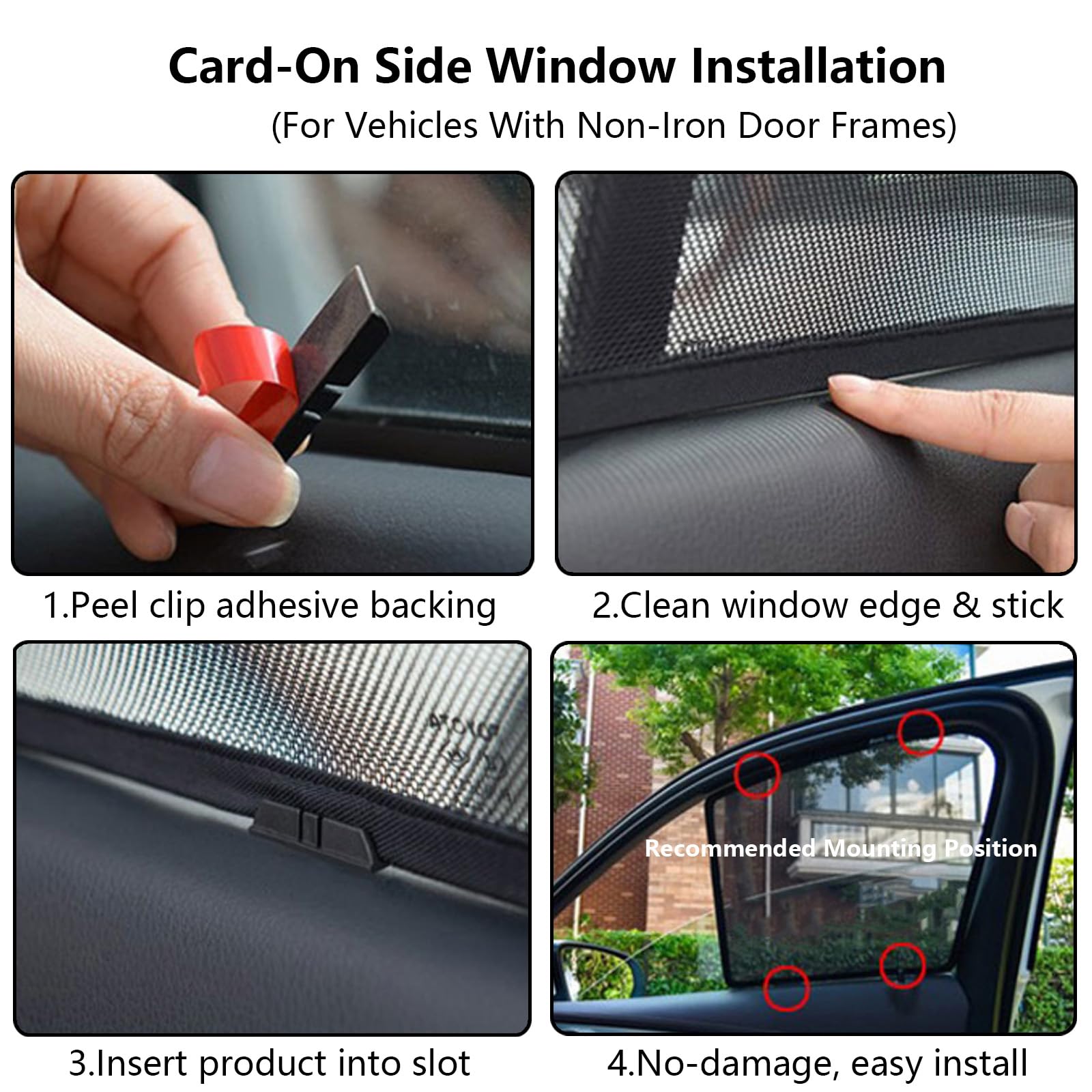 Automotive Window Sunshades for Subaru Outback 2010-2014,UV Protection Magnetic Side Window Sun Shade for Camping,Napping,and Relaxing