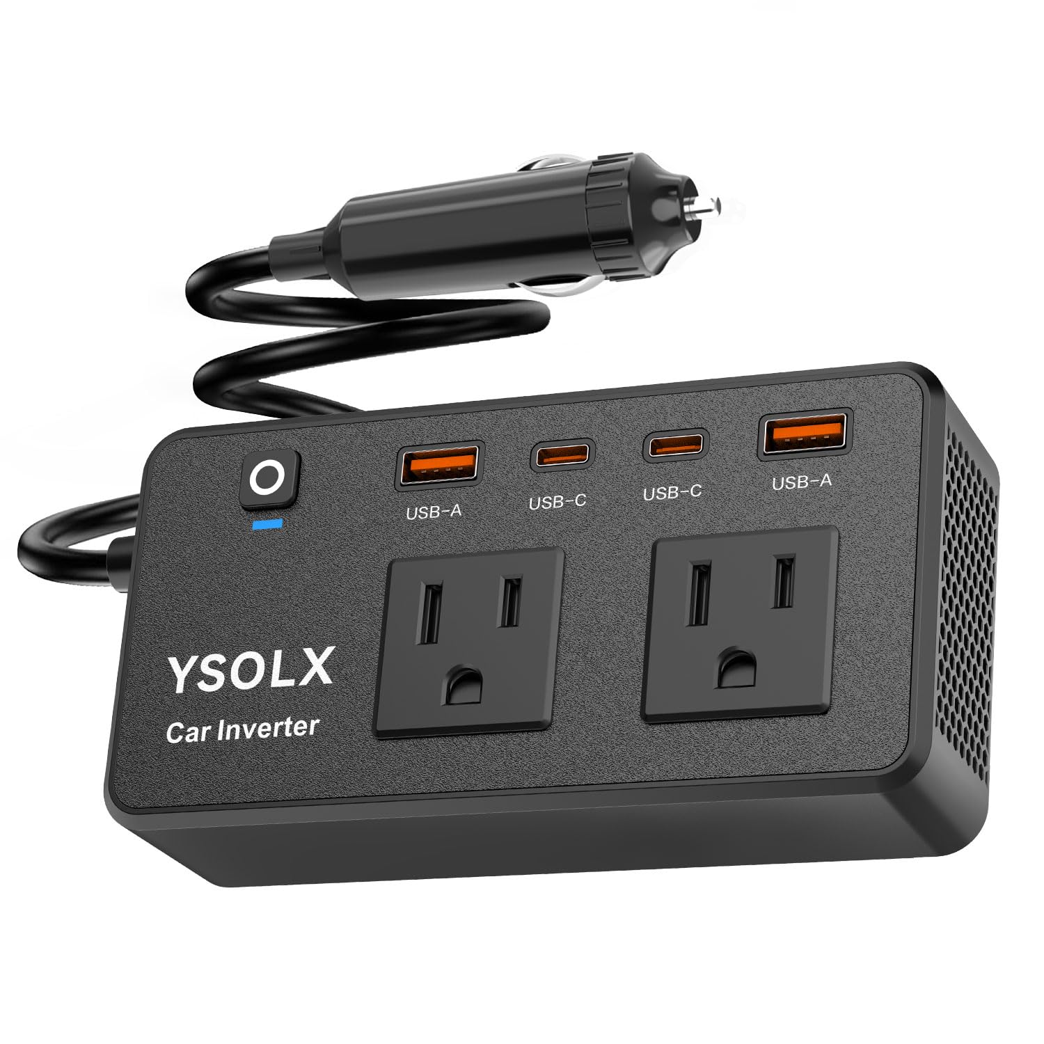 YSOLX 300W 12V-to-110V Car Power Inverter Adapter