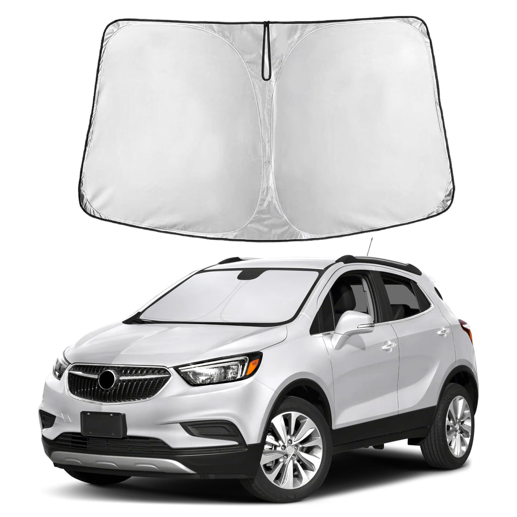 EcoNour RV Windshield Sunshade | Reflective RV Windshield Cover for UV Rays & Heat Protection, Keeps Your RV Motorhome Cool | Shades for RV Fits RVs, Trucks, Motorhomes, Buses | XXXXX-Large 102"x51"