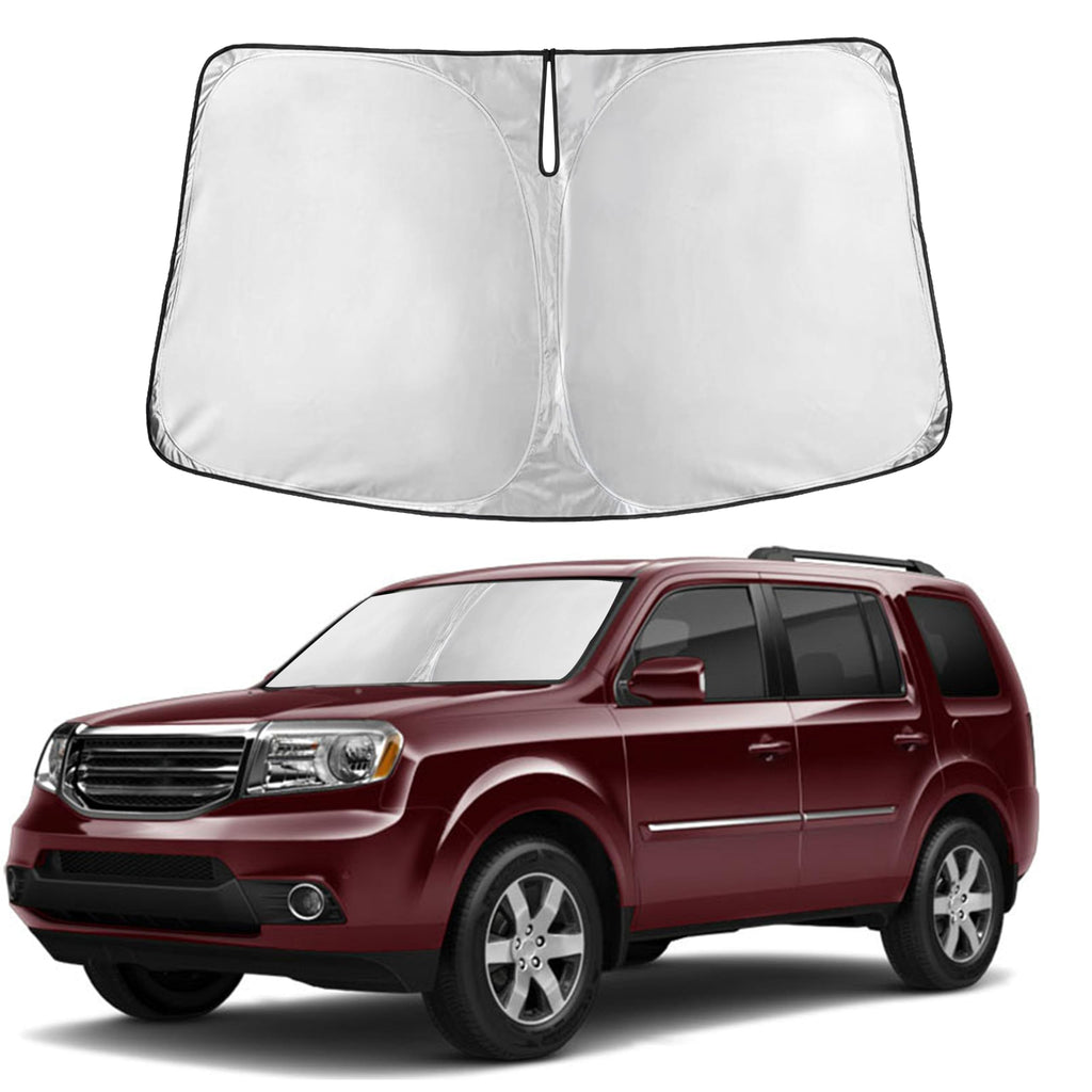 Autovir Windshield Sun Shade, Front car Window Shades Sun Visors