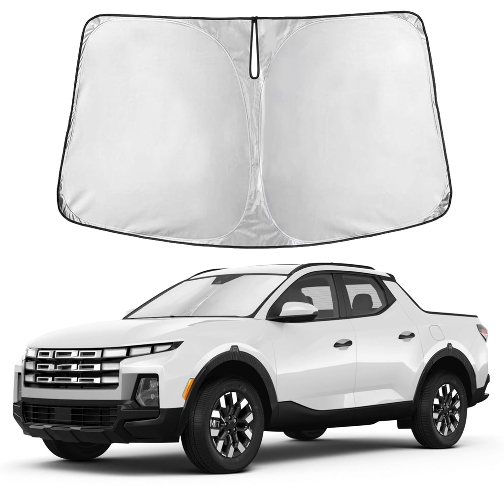 Autovir Windshield Sun Shade, Front car Window Shades Sun Visors